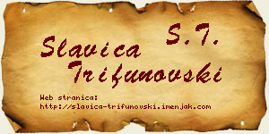 Slavica Trifunovski vizit kartica